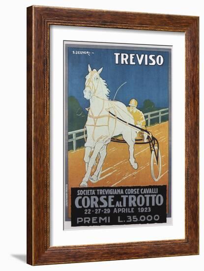 Treviso Horse Racing-null-Framed Giclee Print