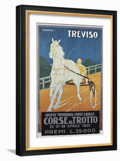 Treviso Horse Racing-null-Framed Giclee Print