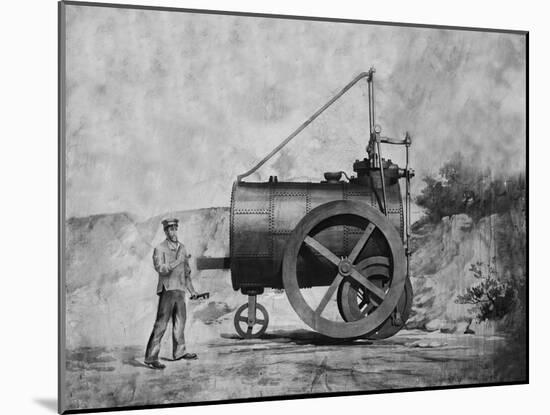 Trevithick's 1800 Engine-null-Mounted Giclee Print