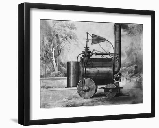 Trevithick's 1801 Engine-null-Framed Giclee Print