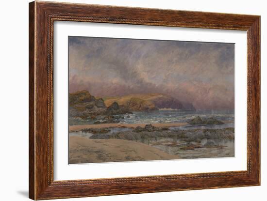 Trevose Head, 1897 (Oil on Canvas)-John Brett-Framed Giclee Print