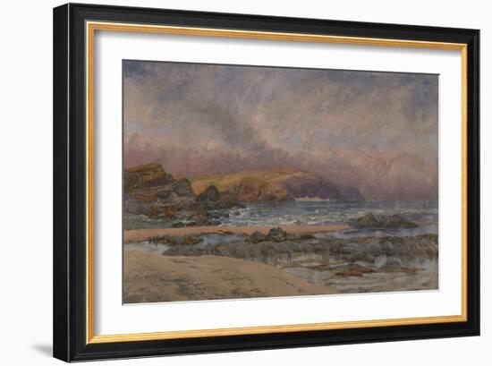 Trevose Head, 1897 (Oil on Canvas)-John Brett-Framed Giclee Print