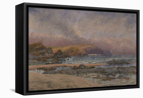 Trevose Head, 1897 (Oil on Canvas)-John Brett-Framed Premier Image Canvas