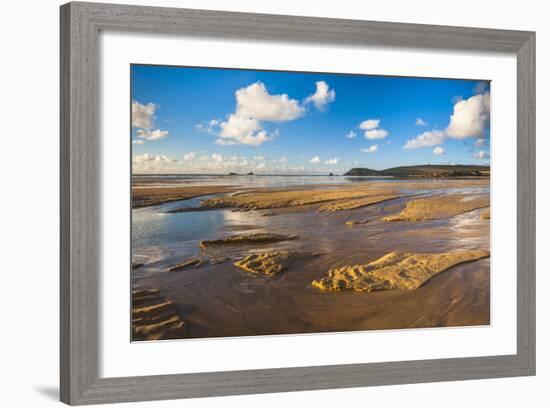 Trevose Head and Constantine Bay, Cornwall, England, United Kingdom, Europe-Matthew Williams-Ellis-Framed Photographic Print