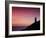 Trevose Lighthouse at Sunset, Near Padstow, Cornwall, Uk. July 2008-Ross Hoddinott-Framed Photographic Print