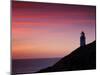 Trevose Lighthouse at Sunset, Near Padstow, Cornwall, Uk. July 2008-Ross Hoddinott-Mounted Photographic Print