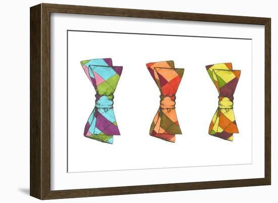 Tri Bow II-Jennifer Goldberger-Framed Art Print