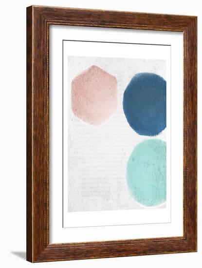 Tri Color 1-Kimberly Allen-Framed Art Print