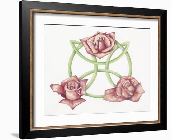 Tri-Rose-Deborah Kopka-Framed Giclee Print