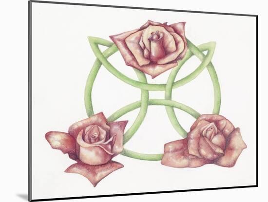 Tri-Rose-Deborah Kopka-Mounted Giclee Print