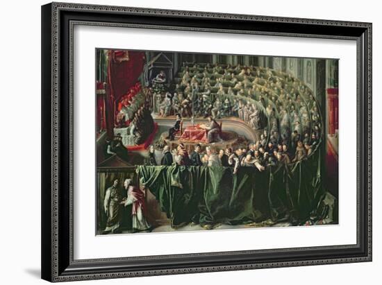 Trial of Galileo, 1633-null-Framed Giclee Print