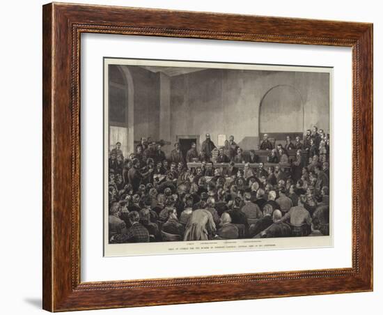 Trial of Guiteau for the Murder of President Garfield, General View of the Court-Room-Frank Dadd-Framed Giclee Print