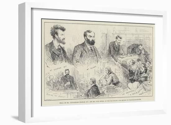 Trial of Mr Cuninghame Graham-null-Framed Giclee Print