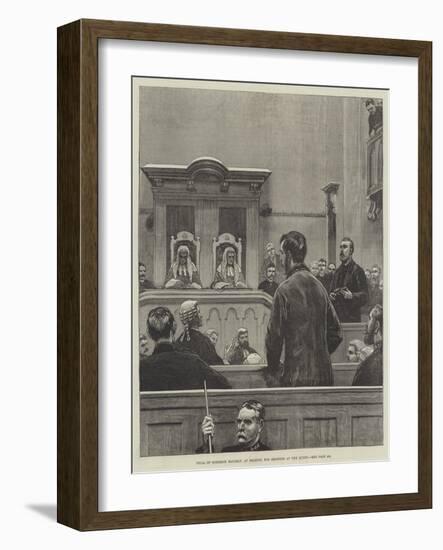 Trial of Roderick Maclean, at Reading, for Shooting at the Queen-null-Framed Giclee Print