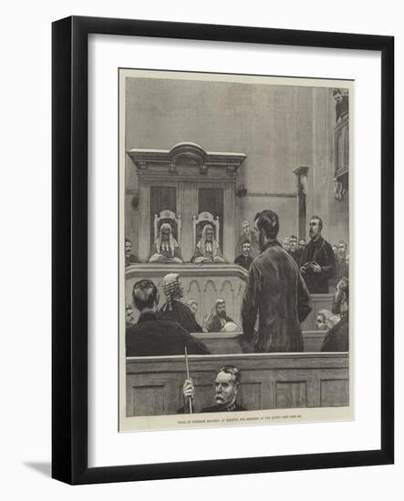 Trial of Roderick Maclean, at Reading, for Shooting at the Queen-null-Framed Giclee Print