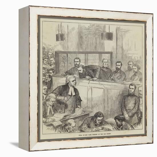Trial of the Bank Forgers at the Old Bailey-Arthur Hopkins-Framed Premier Image Canvas