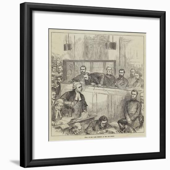 Trial of the Bank Forgers at the Old Bailey-Arthur Hopkins-Framed Giclee Print