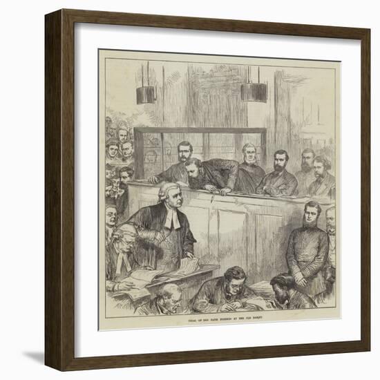 Trial of the Bank Forgers at the Old Bailey-Arthur Hopkins-Framed Giclee Print