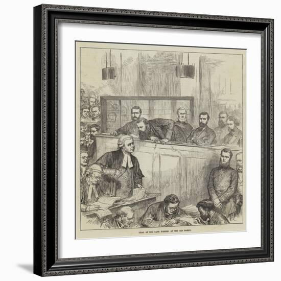 Trial of the Bank Forgers at the Old Bailey-Arthur Hopkins-Framed Giclee Print