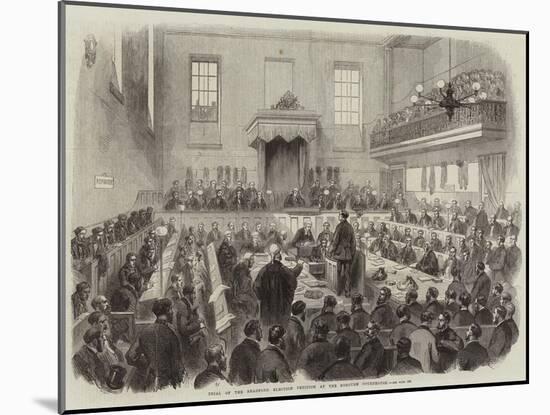 Trial of the Bradford Election Petition at the Borough Courthouse-null-Mounted Giclee Print