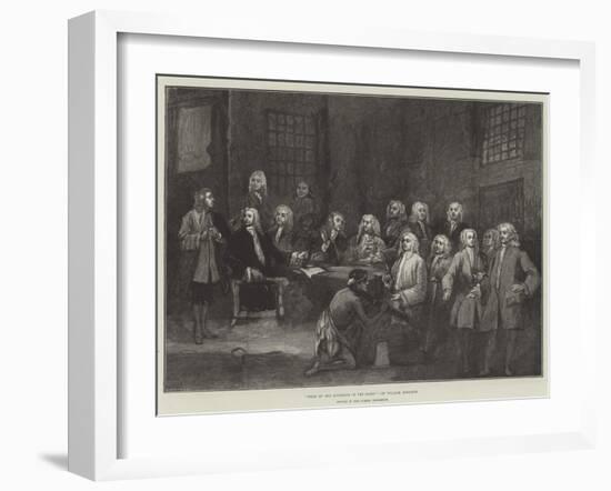 Trial of the Governor of the Fleet-William Hogarth-Framed Giclee Print