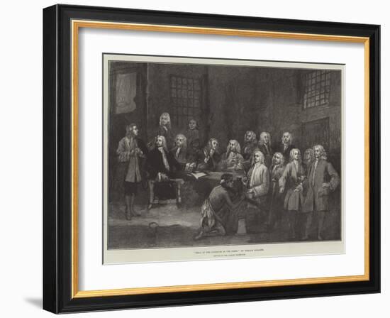 Trial of the Governor of the Fleet-William Hogarth-Framed Giclee Print