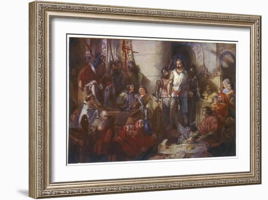 Trial of William Wallace-null-Framed Art Print