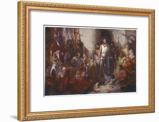Trial of William Wallace-null-Framed Art Print