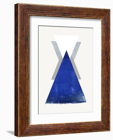 Triangle 2-Design Fabrikken-Framed Art Print