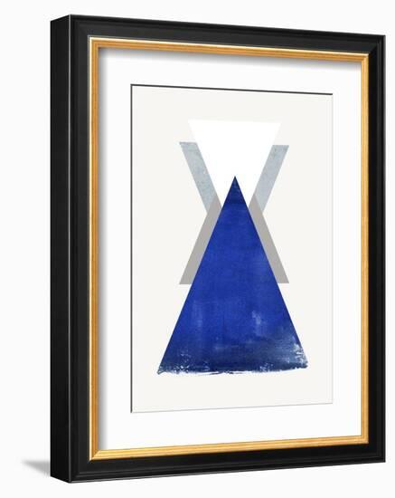 Triangle 2-Design Fabrikken-Framed Art Print