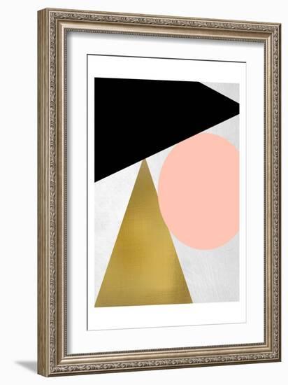 Triangle Circle 1-Kimberly Allen-Framed Art Print