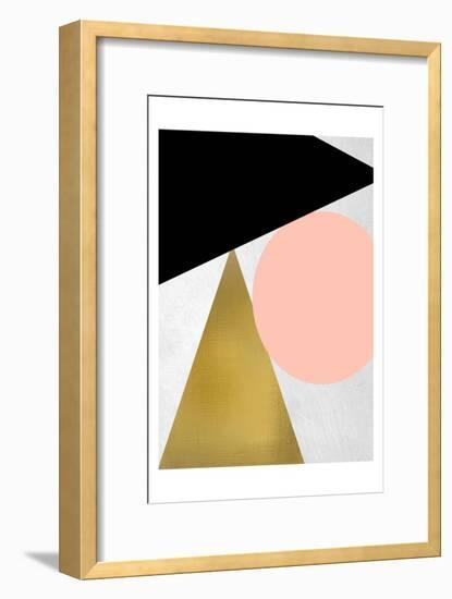 Triangle Circle 1-Kimberly Allen-Framed Art Print