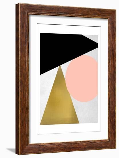 Triangle Circle 1-Kimberly Allen-Framed Art Print