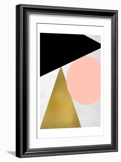 Triangle Circle 1-Kimberly Allen-Framed Art Print