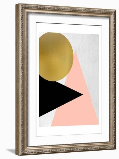 Triangle Circle 2-Kimberly Allen-Framed Art Print