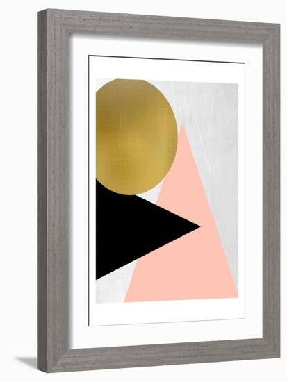 Triangle Circle 2-Kimberly Allen-Framed Art Print