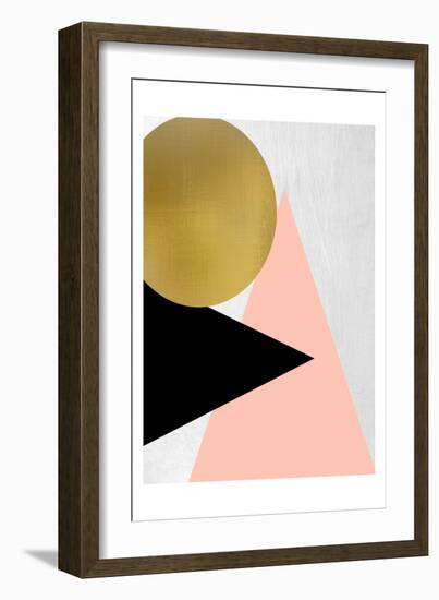 Triangle Circle 2-Kimberly Allen-Framed Art Print