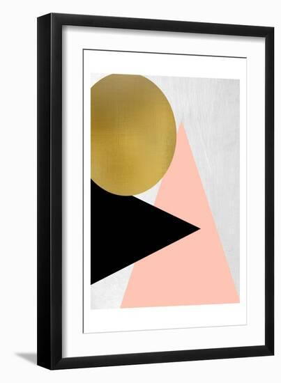 Triangle Circle 2-Kimberly Allen-Framed Art Print