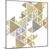 Triangle Gold 1-Kimberly Allen-Mounted Art Print