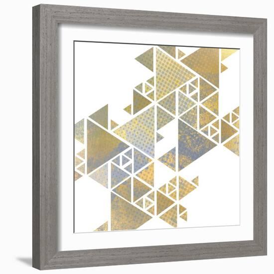 Triangle Gold 1-Kimberly Allen-Framed Premium Giclee Print