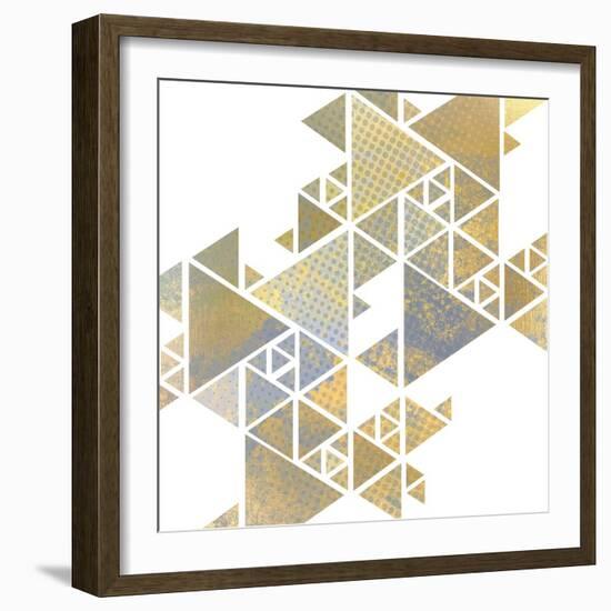 Triangle Gold 1-Kimberly Allen-Framed Premium Giclee Print