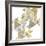 Triangle Gold 1-Kimberly Allen-Framed Premium Giclee Print