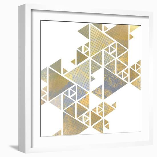 Triangle Gold 1-Kimberly Allen-Framed Premium Giclee Print