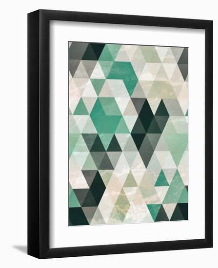 Triangle Pattern-Tai Prints-Framed Art Print