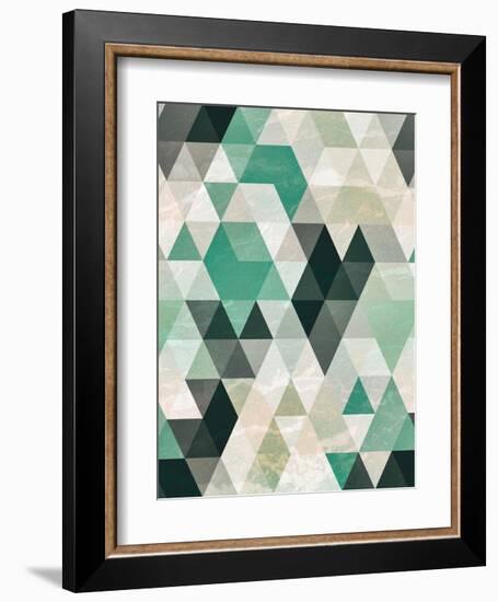 Triangle Pattern-Tai Prints-Framed Art Print