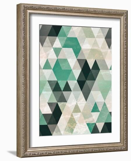 Triangle Pattern-Tai Prints-Framed Art Print