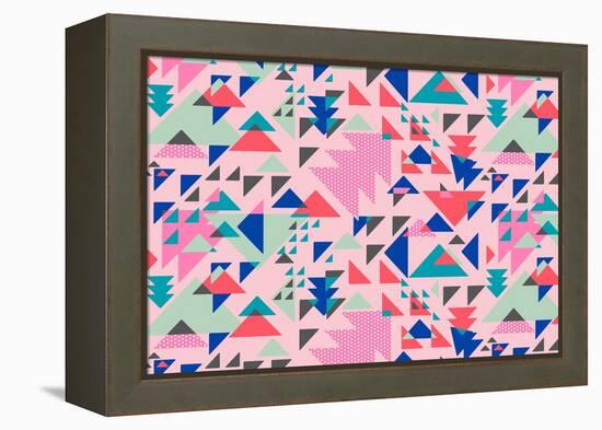 Triangle Pop-null-Framed Premier Image Canvas