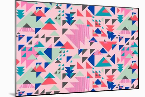 Triangle Pop-null-Mounted Giclee Print