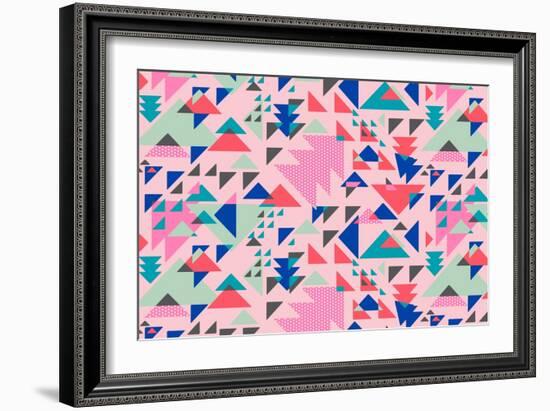 Triangle Pop-null-Framed Giclee Print