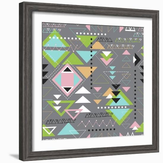 Triangle Tango-Joanne Paynter Design-Framed Giclee Print